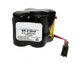 Батарейка литиевая Doosan BR-2/3AGCT4A Battery Replacement with Black Clip Connector