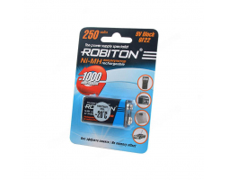 Аккумулятор ROBITON 250MH9-1 9V  250mah  BL-1