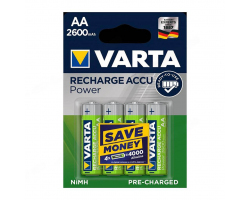 Аккумулятор VARTA RECHARGE ACCU Power HR6 NiMH 2600 mAh BL-4