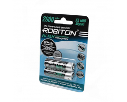 Аккумулятор ROBITON RTU2600MHAA-2 AA/HR6 2600mah  BL-2