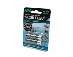 Аккумулятор ROBITON RTU2600MHAA-2 AA/HR6 2600mah  BL-2