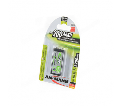 Аккумулятор ANSMANN maxE 9V 200mAh BL-1