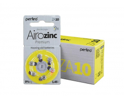 Батарейка PERFEO Airozinc Premium ZA10 BL-6