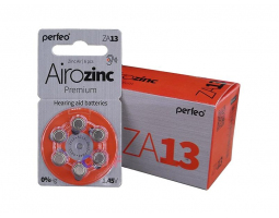 Батарейка PERFEO Airozinc Premium ZA13 BL-6