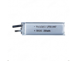 Аккумулятор высокотоковый LP 501447 RH10C 280mAh (C-Rate)