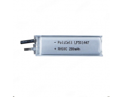 Аккумулятор высокотоковый LP 501447 RH10C 280mAh (C-Rate)