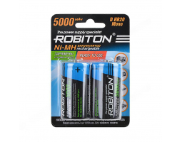 Аккумулятор ROBITON RTU5000MHD D/HR20 5000mah BL-2