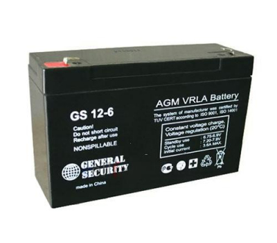 Аккумулятор GENERAL SECURITY GS 12-6