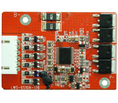 Плата контроля Li-ion 6S 22.2V 8A BMS-Li6-B-111