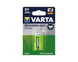 Аккумулятор VARTA RECHARGE ACCU Power 9V 200mAh BL-1