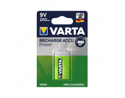 Аккумулятор VARTA RECHARGE ACCU Power 9V 200mAh BL-1