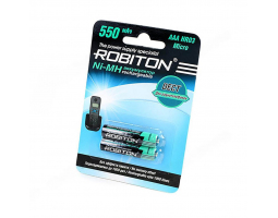 Аккумулятор ROBITON DECT 550MHAAA-2 AAА/HR03 550mah BL-2