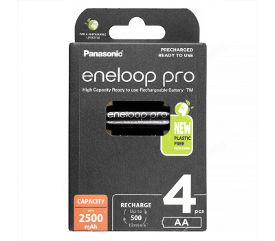 Аккумулятор Panasonic Eneloop Pro AA 2500mAh BL-4