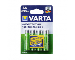 Аккумулятор VARTA RECHARGE ACCU Power HR6 NiMH 2700 mAh BL-4