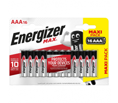 Батарейка алкалиновая ENERGIZER MAX LR03 BL-16