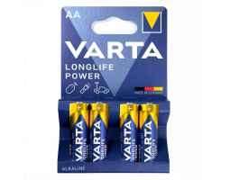 Батарейка алкалиновая VARTA Longlife Power 4906 LR6 BL-4