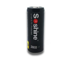 Аккумулятор Li-Ion SOSHINE 26650-PCM 5500mAh