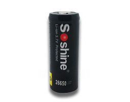 Аккумулятор Li-Ion SOSHINE 26650-PCM 5500mAh