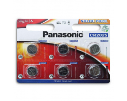 Батарейка литиевая PANASONIC CR2025 BL-6