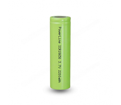 Аккумулятор PowerLine ICR18650 3.7V 2200mAh