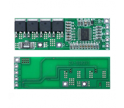 Плата контроля Li-ion 5S 18.5V 10A BMS-Li5-H-015