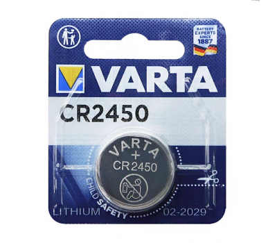 Батарейка литиевая VARTA CR2450 BL-1