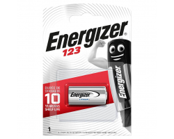 Батарейка для фото ENERGIZER CR123A BL-1