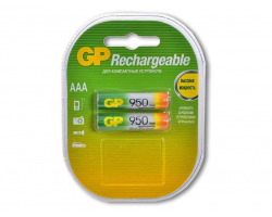 Аккумулятор GP AAA/HR03 95AAAHC-2CR2 950mAh BL-2