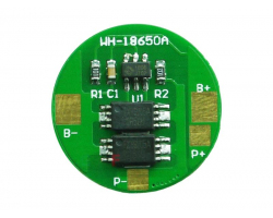 Плата защиты Li-ion 1S D17 3.7A BMS-Li1-S-201