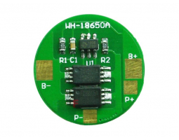 Плата защиты Li-ion 1S D17 3.7A BMS-Li1-S-201