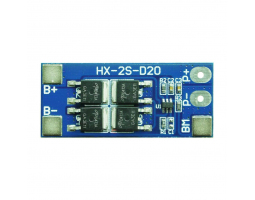 Плата управления Li-ion 2S 7.4V 20A BMS-Li2-H-009