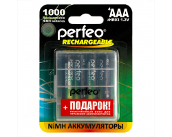 Аккумулятор Perfeo AAA 1000mAh  BL-4 + BOX