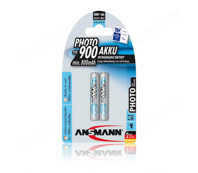 Аккумулятор ANSMANN Photo maxE ААA/HR03 900mAh  BL-2