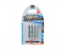 Аккумулятор ANSMANN maxE ААA/HR03 1000mAh BL-4