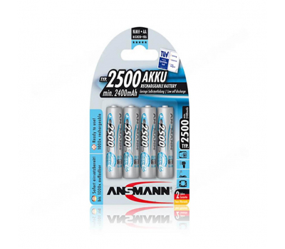 Аккумулятор ANSMANN maxE AA/HR6 2500mAh BL-4