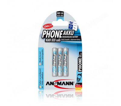 Аккумулятор ANSMANN maxE ААA/HR03 800mAh  BL-3