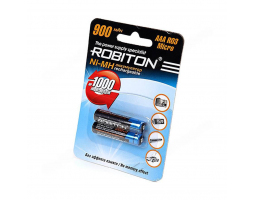 Аккумулятор ROBITON 900MHAAA-2 AAA/HR03 900mah BL-2