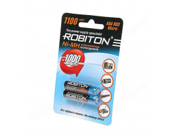 Аккумулятор ROBITON 1100MHAAA-2 AAA/HR03 1100mah BL-2