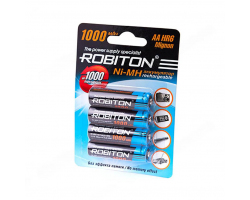 Аккумулятор ROBITON 1000MHAA-4 AA/HR6 1000mah BL-4