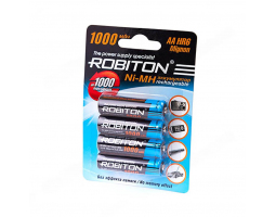 Аккумулятор ROBITON 1000MHAA-4 AA/HR6 1000mah BL-4