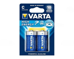 Батарейка алкалиновая VARTA Longlife Power 4914 LR14 BL-2