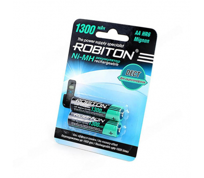 Аккумулятор ROBITON  DECT 1300MHAA-2 AA/HR6 1300mah BL-2