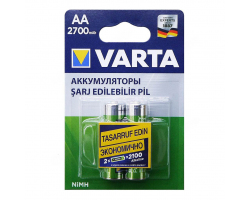 Аккумулятор VARTA RECHARGE ACCU Power HR6 NiMH 2700 mAh BL-2