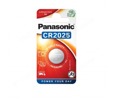 Батарейка литиевая PANASONIC CR2025 BL-1