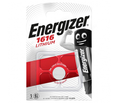 Батарейка литиевая ENERGIZER Lithium CR1616 BL-1