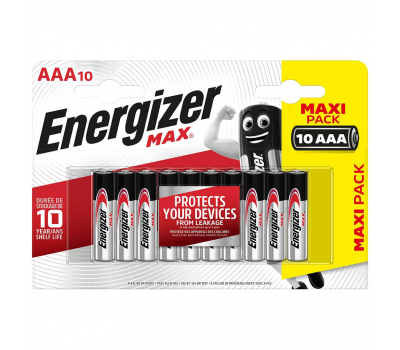 Батарейка алкалиновая ENERGIZER MAX LR03 BL-10