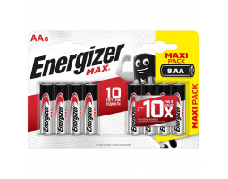 Батарейка алкалиновая ENERGIZER MAX LR6 BL-8