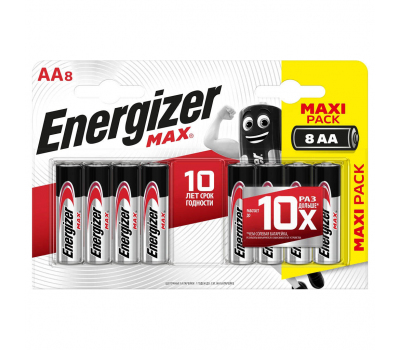 Батарейка алкалиновая ENERGIZER MAX LR6 BL-8