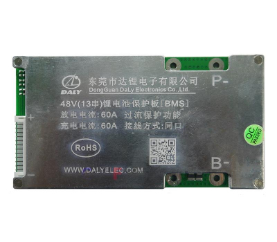 Плата контроля Li-ion 13S 48V 60A BMS-Li13-HB-410