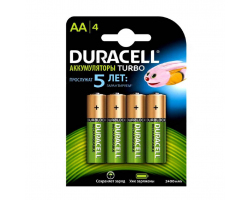 Аккумулятор NiMH DURACELL TURBO HR6 2500 мAч BL-4